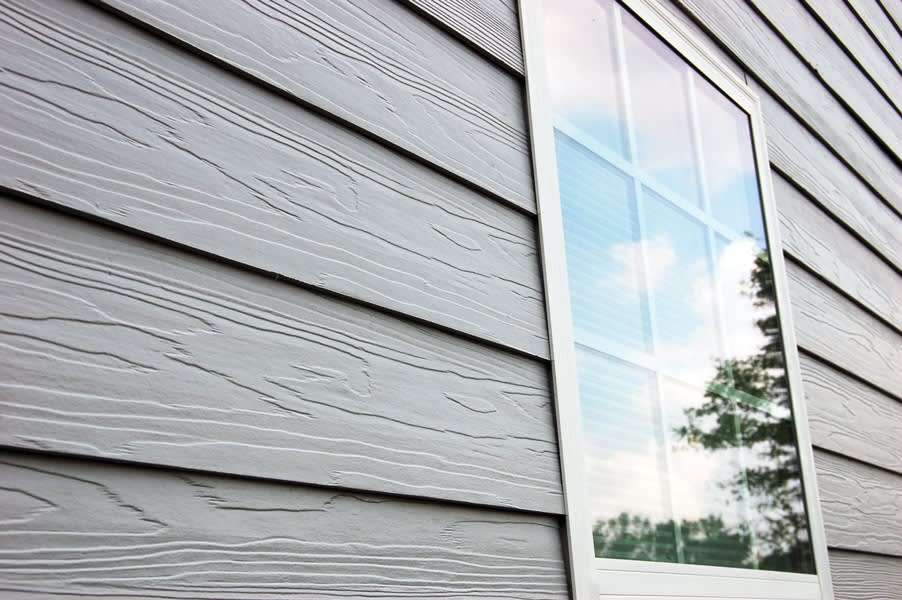 Fiber-Cement-Siding-Blog Fiber-cement siding close up around a window